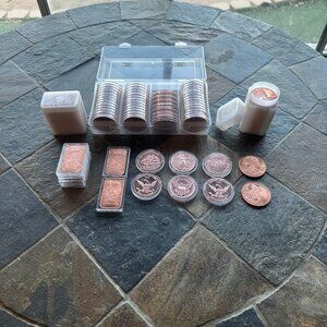 1 oz Copper Rounds and Bars